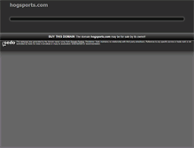 Tablet Screenshot of hogsports.com